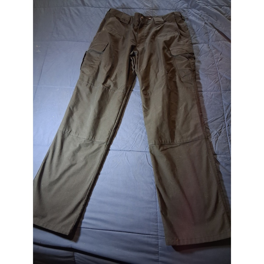 5.11 Tactical Stryke Cargo Pants Mens 36x34 Black Ripstop Flex-Tac 74369
